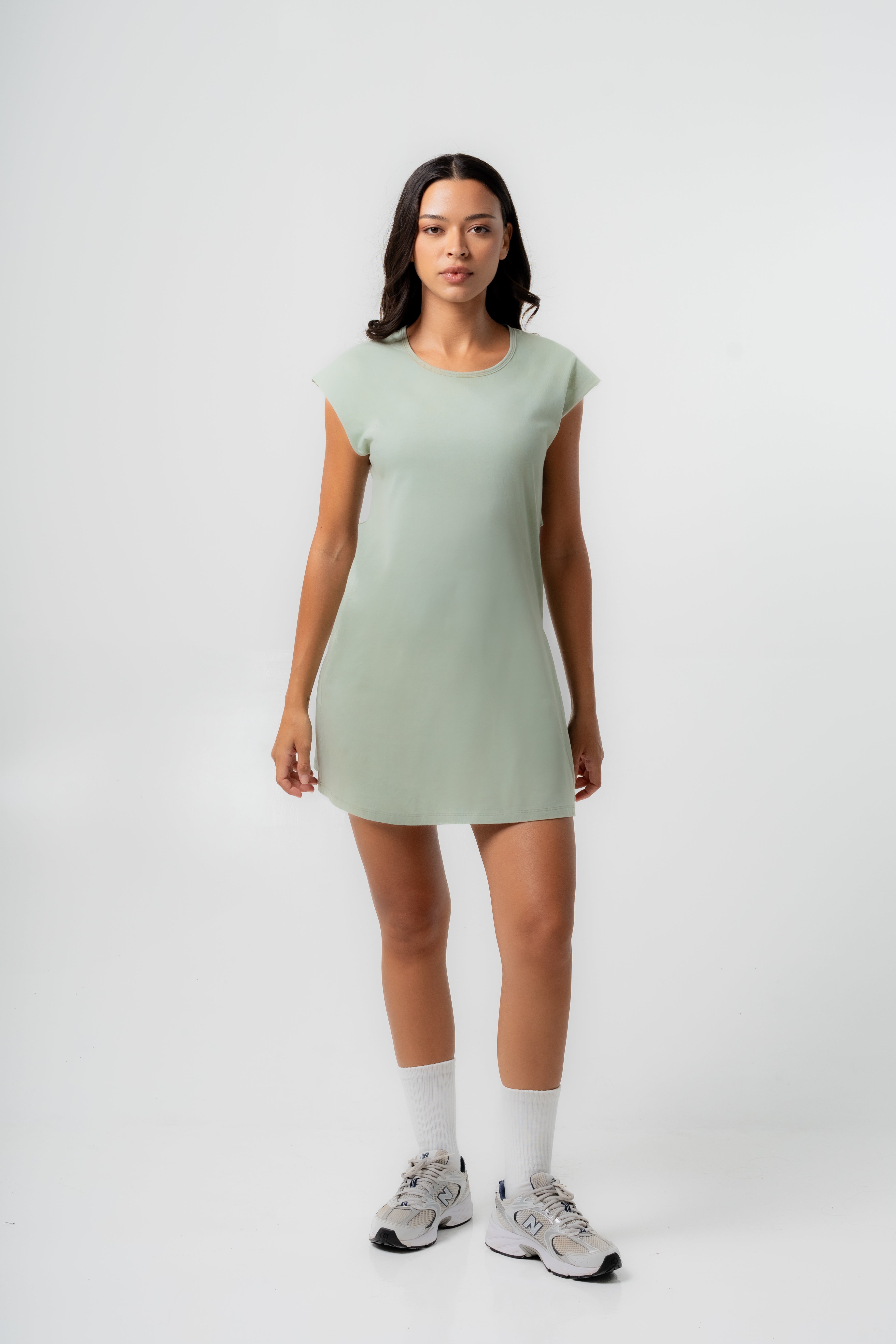 BACKSHORE DRESS SAGE