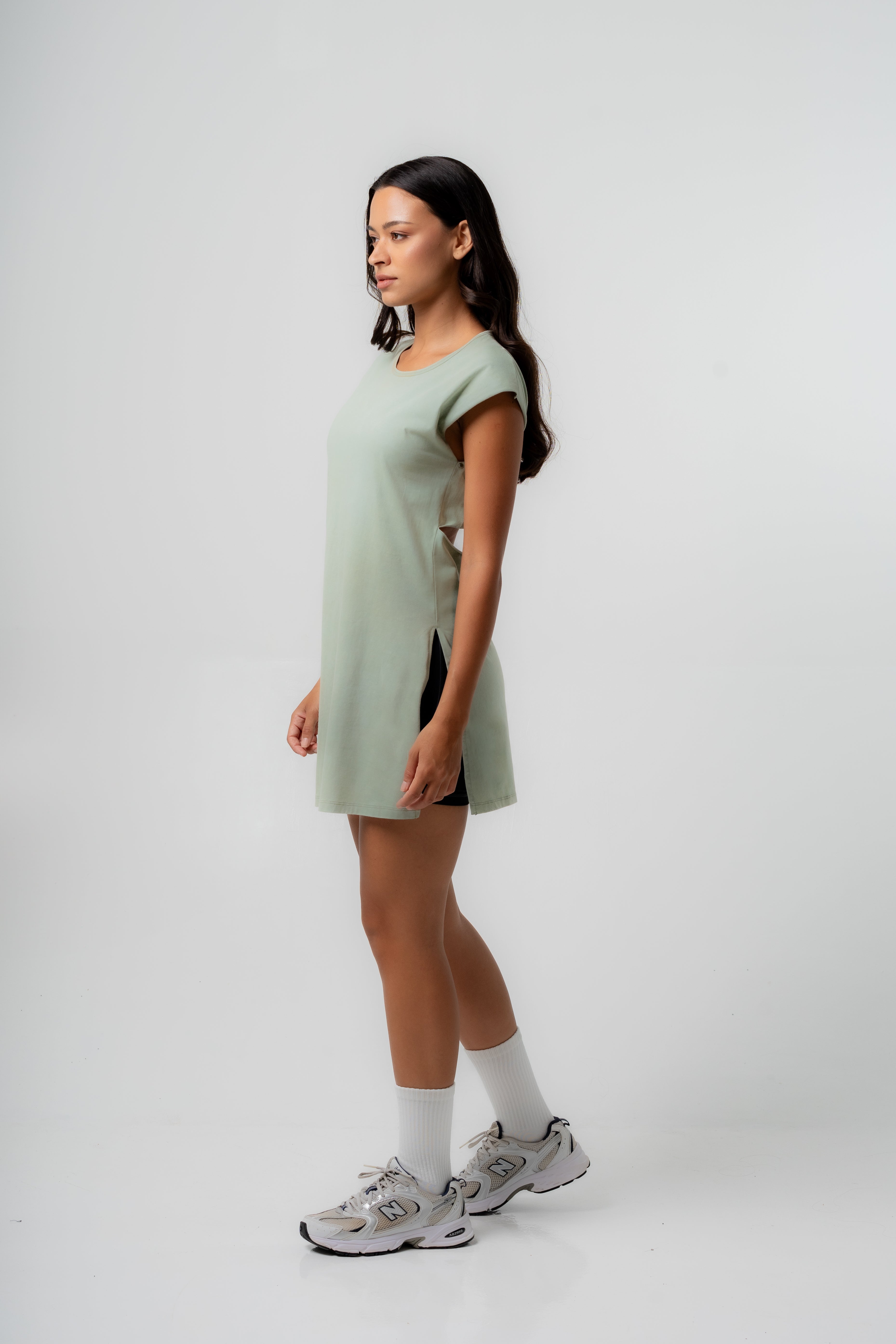 BACKSHORE DRESS SAGE