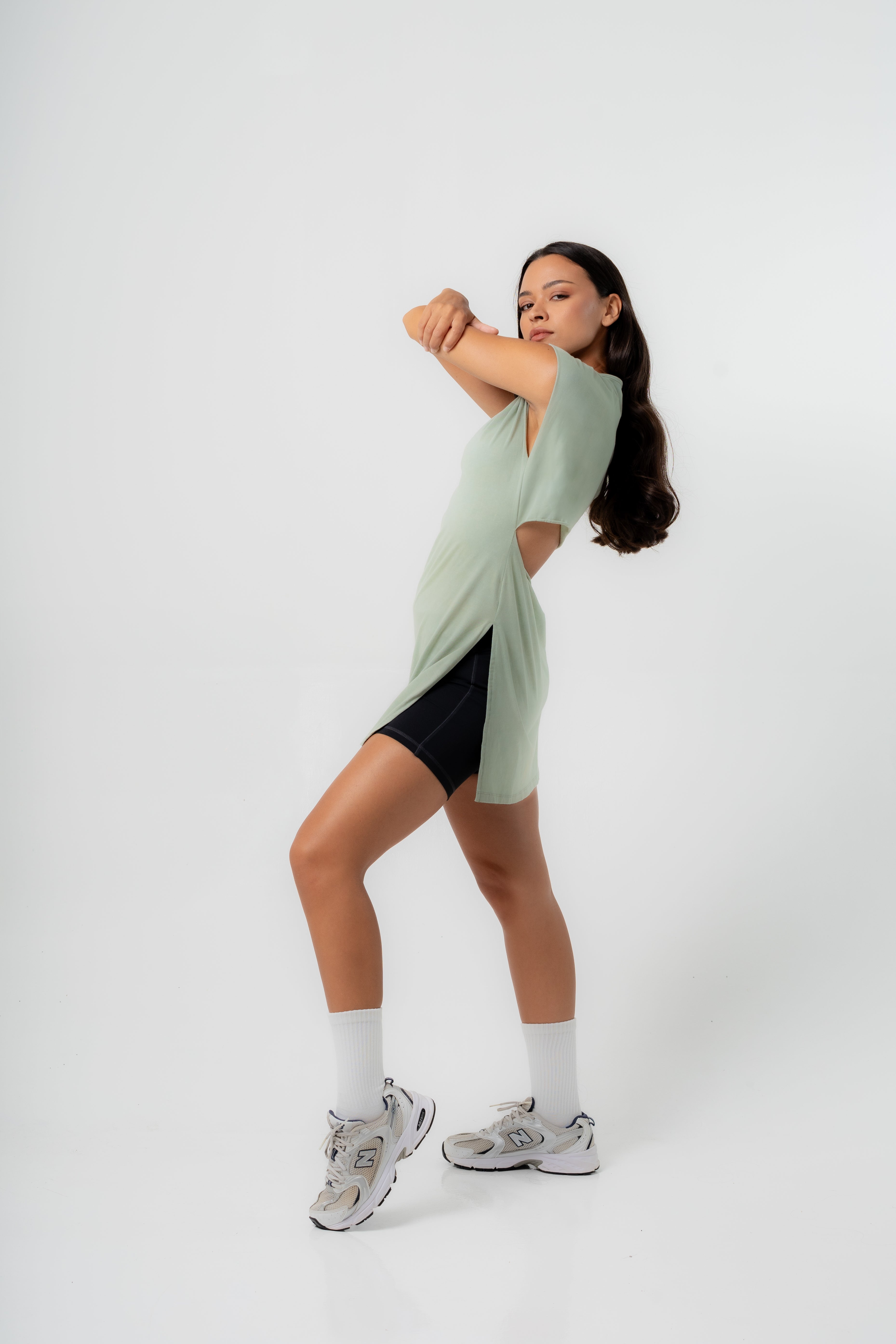 BACKSHORE DRESS SAGE