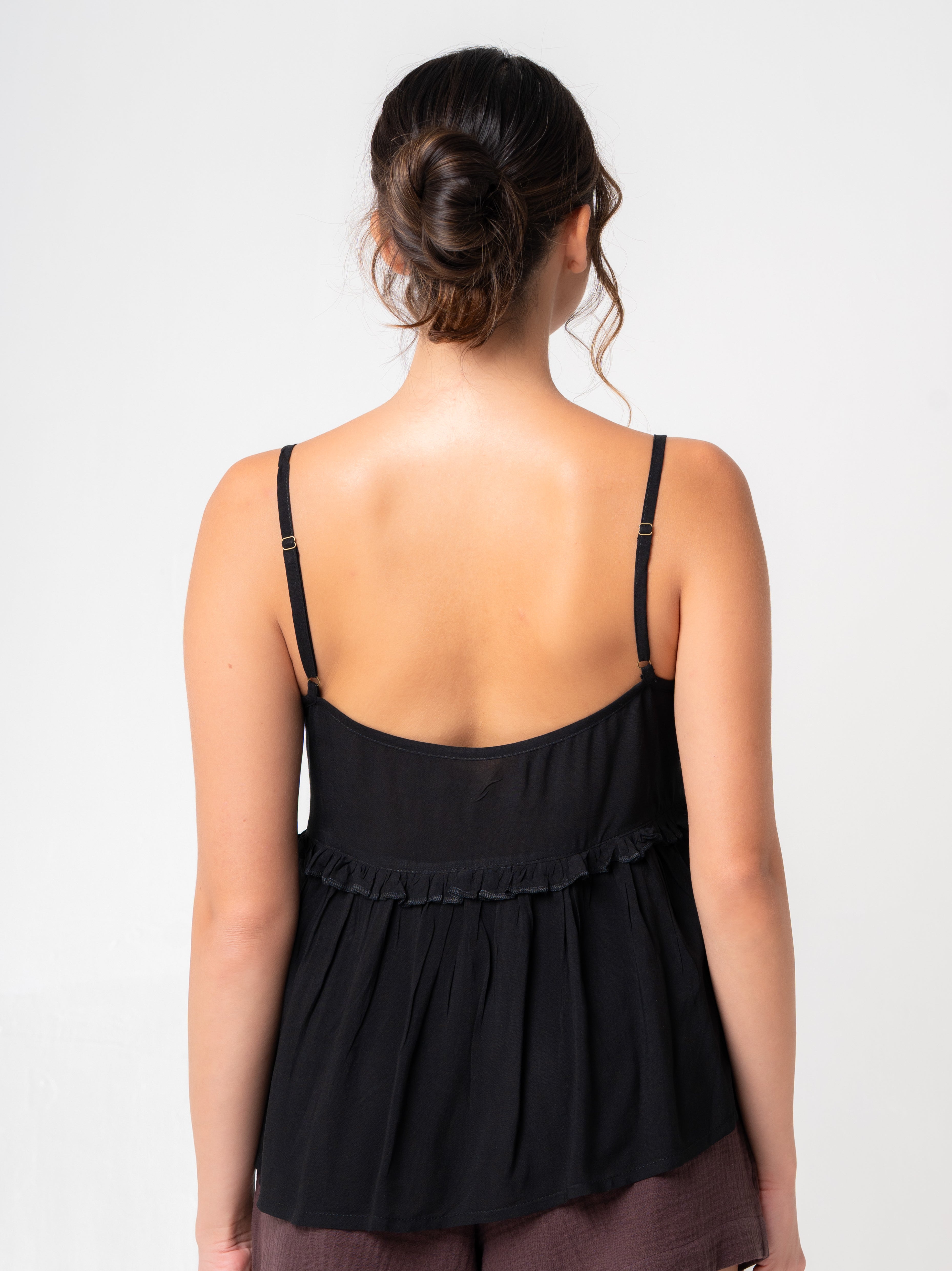 ALPHABET CITY TOP BLACK